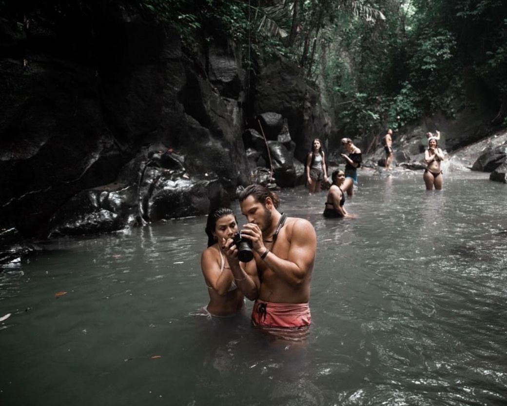 With Cristi Stone · Bali